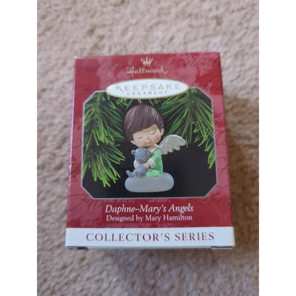 HALLMARK ORNAMENT DAPHNE 1998 11TH MARY'S ANGELS‎ SERIES Orig Box